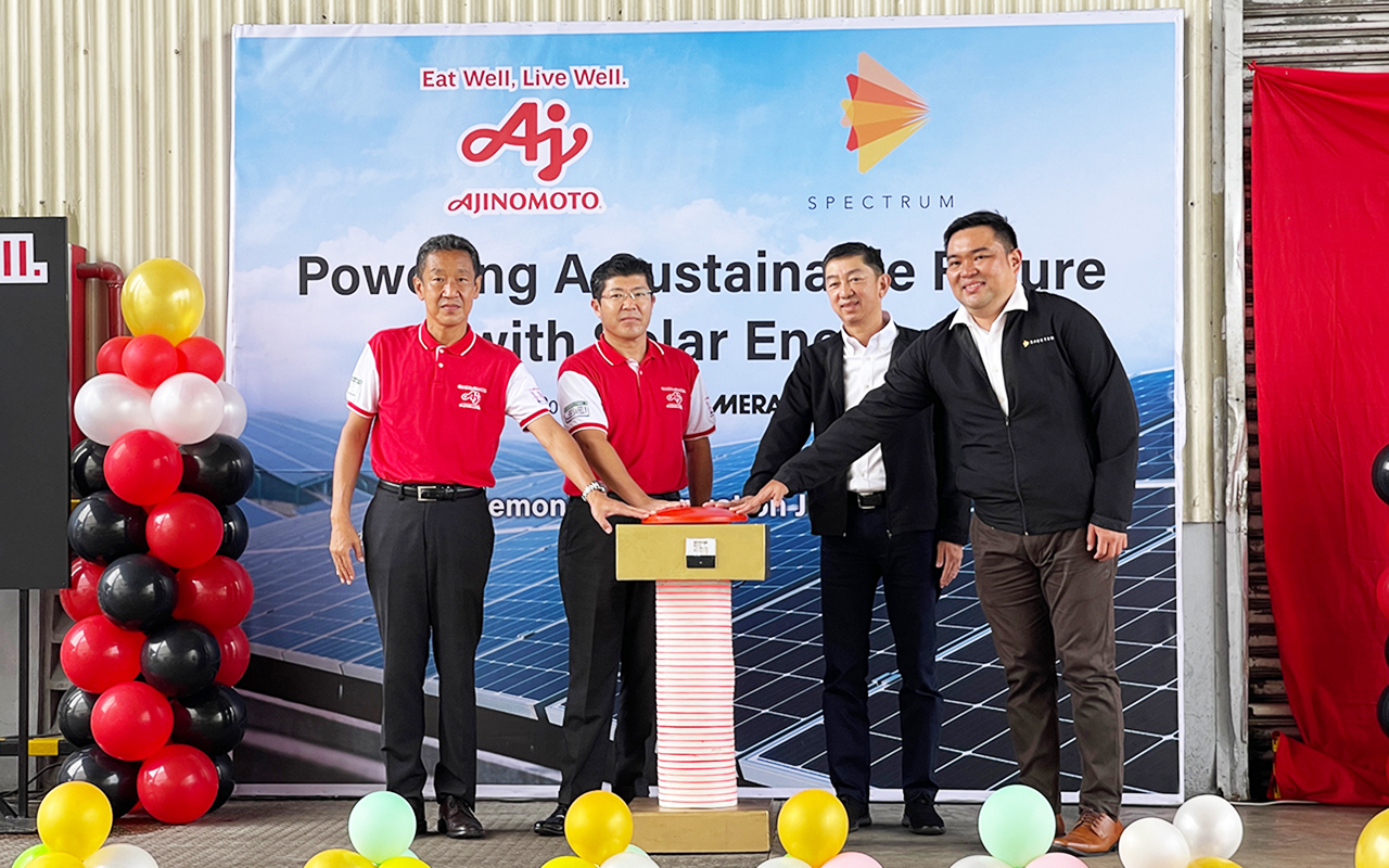 spectrum energizes solar rooftop installations for ajinomoto, dasma lgu