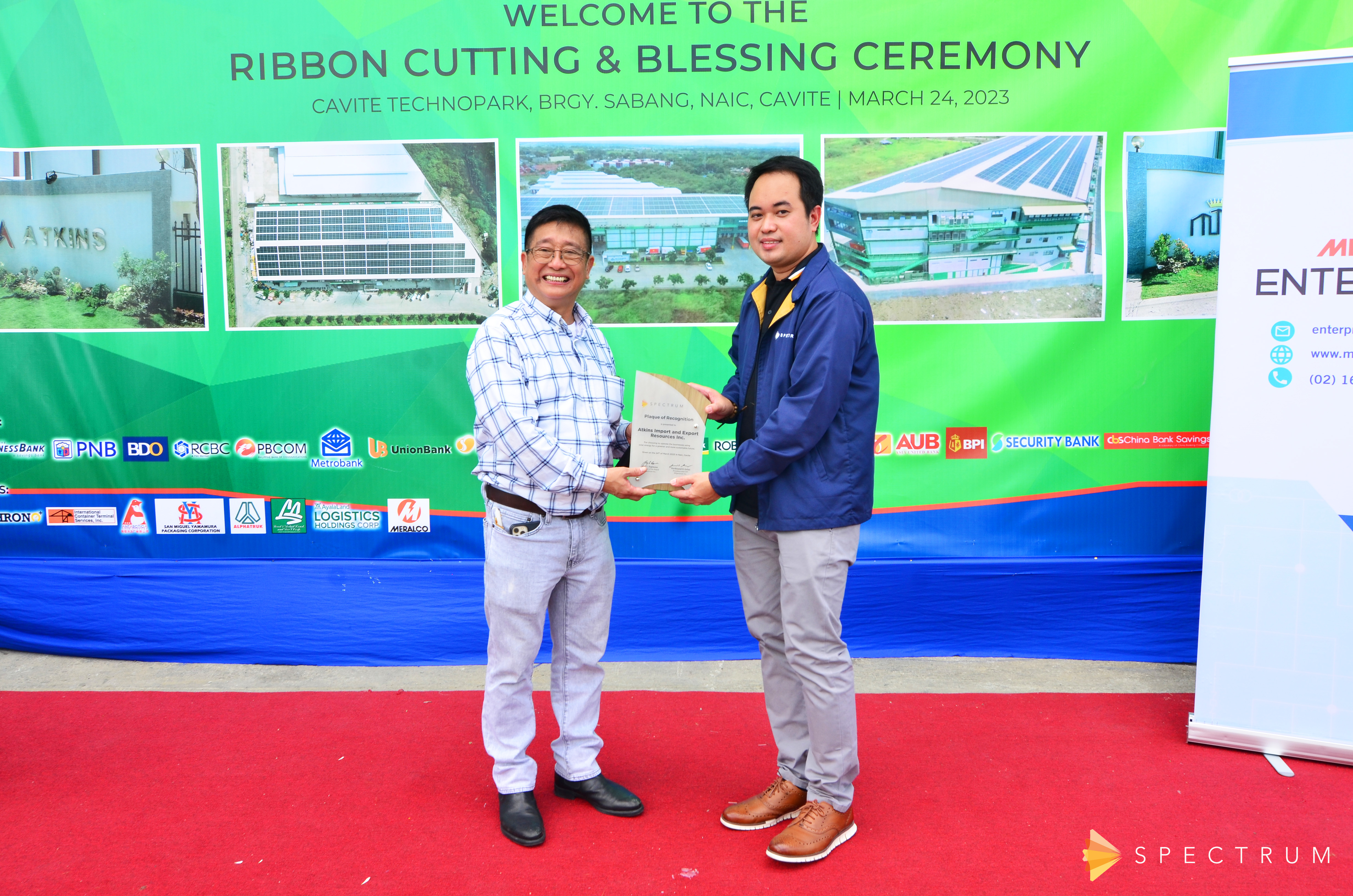 SPECTRUM ENERGIZES ATKINS’ LARGEST COLD STORAGE FACILITY IN SOUTH LUZON WITH A 976.8 KWP SOLAR INSTALLATION